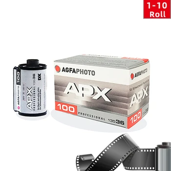 1/3/5/10 рулонов AGFA APX 100 135 мм Черно-белая профессиональная пленка ISO 100 36 Exp Негативная пленка (срок годности: 2025)