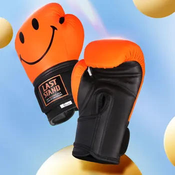 1 Пара боксерских перчаток из искусственной кожи для борьбы ММА, перчатки для кикбоксинга, каратэ, Муай Тай, Тренировочные перчатки для взрослых и детей