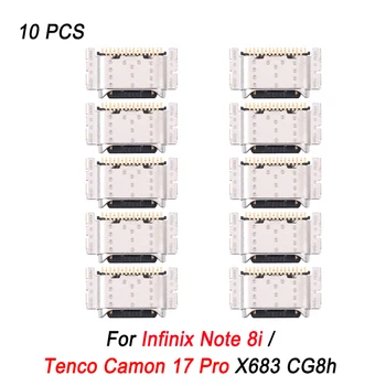 10 ШТ. Разъем Зарядного порта Для Infinix Note 8i/Tenco Camon 17 Pro X683 CG8h