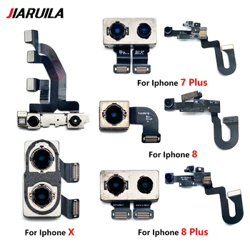 100% Оригинальная камера заднего вида для iPhone 7 8 Plus X XR XS Задняя камера задний основной объектив Камера с гибким кабелем