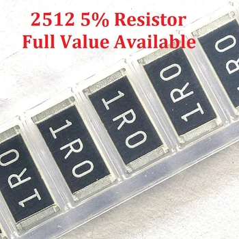 100 шт./лот SMD чип-резистор 2512 3,9 R/4,3R/4,7R/5,1R/5,6R Сопротивление 5% 3.9/4.3/4.7/5.1/5.6/ Омные резисторы 3R9 4R3 4R7 5R1 5R6 K