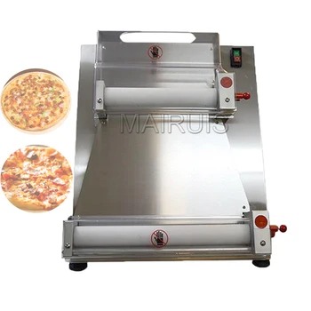 15-дюймовая машина для раскатки теста для пиццы, пресс для пиццы, Электрическая машина для раскатки теста с листьями