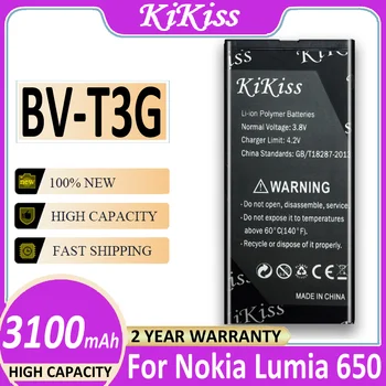BV-T3G 3100mAh Сменный Аккумулятор Для Nokia Microsoft Lumia 650 RM-1154 BVT3G Литий-Полимерные Аккумуляторы BV T3G + Номер для отслеживания