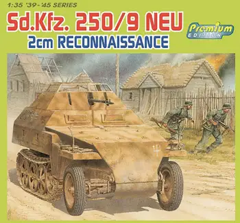 DRAGON 6316 1/35 scale Sd.Kfz.250/9 Neu 2cm Reconnaissance Premium Edition