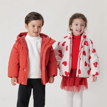MARC&JANIE Three-proof Fabrics Boys Fun Doodle Утолщенный Теплый Пуховик на зиму 231305