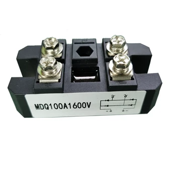 MDQ 100A-1600V Черный однофазный диодный мостовой выпрямитель 100A Amp высокой мощности 1600V