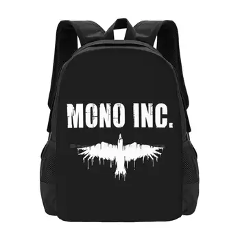 Mono Inc.-Логотип / Рюкзак Raven Bag Для мужчин, Женщин, девочек, подростков Mono Inc Gothic Metal Hamburg