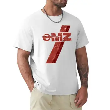 OMZ MZ World Винтажная мотоциклетная футболка, футболка оверсайз, короткая футболка, мужские футболки, упаковка