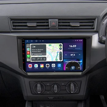 QLED 2K 8Core 8G + 256G Android 12 GPS Навигация Автомобильный Мультимедийный Для Seat Ibiza MK5 6F 2017 2020 2021 4G SIM WiFi Радио CarPlay