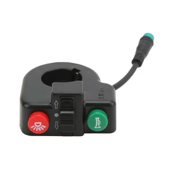 QS-S4 72V Измеритель ЖК-дисплея Дроссельной заслонки с большим пальцем + Комплект кнопок переключения Только для электрического Скутера Zero 11X с 6-контактным дисплеем