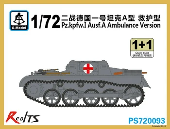 S-модель PS720093 1/72 Pz.kpfw.I Ausf.Набор пластиковых моделей для версии скорой помощи