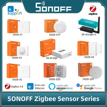 SONOFF SNZB-01 P 02 D 03 04 Беспроводной переключатель Smart Home Zigbee Smart Sensor Работает с SONOFF ZBBridge Dongle-E IFTTT eWeLink APP