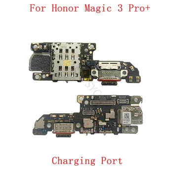 USB-разъем для зарядки, плата порта, гибкий кабель для Huawei Honor Magic 3 Pro + Запасные части для порта зарядки