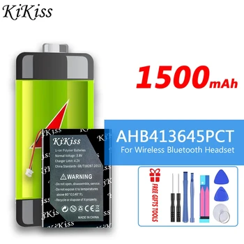 Аккумулятор KiKiss емкостью 1500 мАч AHB413645PCT для Sennheiser PXC 550 для беспроводной Bluetooth-гарнитуры Bateria