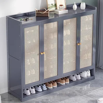 Большая Пыленепроницаемая стойка для обуви, Деревянная Дизайнерская стойка для обуви в Скандинавском европейском стиле, Компактный Шкаф для домашней мебели Organizador De Zapatos