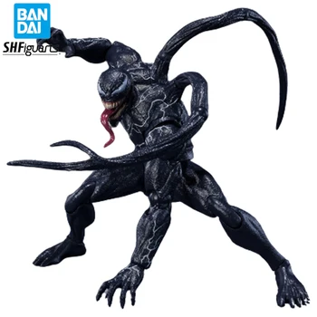 В наличии Оригинальные Bandai SHFiguarts Venom: Let There Be Carnage Фигурка Венома, Аниме-Модель, Коллекционные Куклы В Штучной упаковке, Игрушка В Подарок