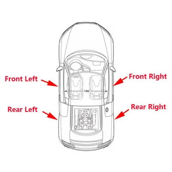 Внутренний привод левой внутренней дверной ручки двери автомобиля для Skoda Fabia
