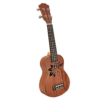 Гавайская гитара Детские гавайские гитары для начинающих Классический инструмент Гавайские гитары 21 дюйм Для детей начинающих студентов и взрослых Лучший подарок