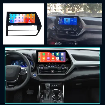 Для Crown Klug TOYOTA Highlander 2021 2022 Android 13 Автомобильный Радио Мультимедийный Плеер 2 Din GPS Carplay Авторадио Стерео Головное Устройство
