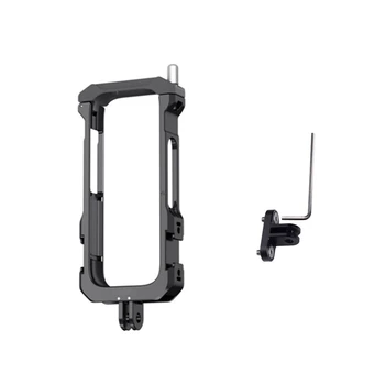Для Insta 360 X3 Металлический защитный каркас Чехол для панорамной экшн-камеры с креплением для холодного башмака для Insta 360 X3 Аксессуары