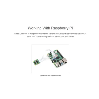 Для модуля камеры Raspberry Pi 3 IMX708 120 ° FOV NoIR Версии (D)