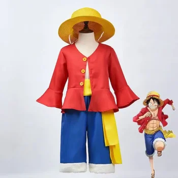Комплект ELBCO Детский косплейный костюм обезьяны Ди Луффи 2-го поколения, детская одежда