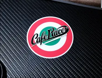 Концентрические круги Наклейки Cafe Racer Italia Светоотражающие Наклейки на мотоциклетный шлем Наклейка для мотокросса для мотоцикла автомобиля