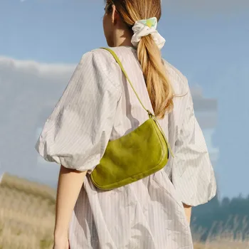 Маленькая сумка через плечо для женщин 2019, винтажная кожаная сумка, модный женский клатч bolsa feminina, ретро Женские подмышечные сумки