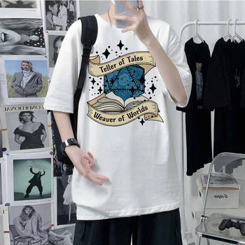 мастер подземелий, мужская дизайнерская летняя футболка с рисунком man y2k, манга, одежда 2000-х годов