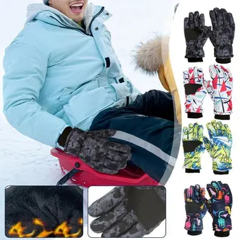 Морозостойкие Зимние лыжные перчатки, Новые толстые теплые инструменты, спортивные варежки, водонепроницаемые теплые перчатки, Зима