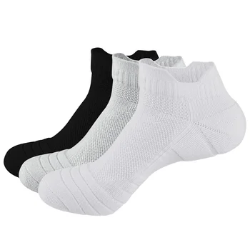 Мужские носки с влагоотводом 2023, впитывающие влагу, на щиколотках из спортивного хлопка с мягкой подкладкой для мужчин Размер 41 45 EU 3 пары