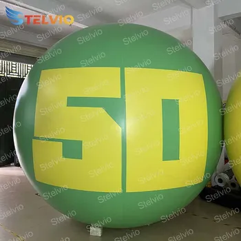 Надувной гелиевый круглый шар из ПВХ Коммерческий надувной шар для рекламы вечеринки Мероприятия