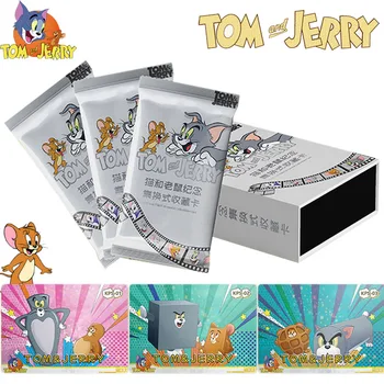 Новая Подлинная Коллекция Tom and Jerry Card Booster Box Серии Disney Периферийные Персонажи Аниме Редкие Карты KPS Детская Игрушка В Подарок