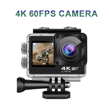 Новая Спортивная камера 4K на открытом воздухе 2.0 Touch + 1.3 