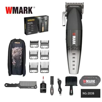 Новый WMARK NG-2038 Мужской профессиональный электрический парикмахерский триммер для бороды Senior Barber с высококачественным лезвием 9000 об/мин