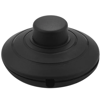 Ножной выключатель встроенного светильника черного цвета, 1 шт., нажимной переключатель питания на педали