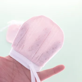 Перчатки для защиты детских пальчиков от травм лица Защитные перчатки высокоэластичные детские перчатки Однотонные дышащие