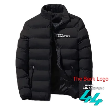 Пилот Формулы-1 Льюис Хэмилтон Digital 44, мужская куртка из чистого хлопка, короткое теплое пальто с капюшоном, стильная верхняя одежда на подкладке для занятий спортом на открытом воздухе