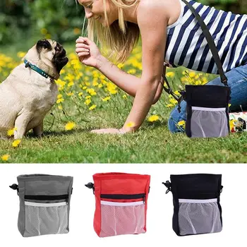 Поясная сумка для дрессировки собак, портативная сумка для дрессировки щенков из ткани Оксфорд, лакомство для домашних животных, приманка, карманный мешочек для корма для домашних животных, поясная сумка для закусок