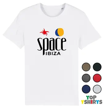 Ретро Космическая футболка Ibiza Club для вечеринки, Рейв-танцевальный топ, Летний рейвер 90-х Карл Кокс