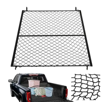 Сетка для багажника автомобиля, сетка для крыши, Грузовая сетка, сетка для тяжелых грузов, Мусорный контейнер для прицепа, Расширяющиеся Сетчатые крышки, багажные сетки с 4 фиксированными крючками