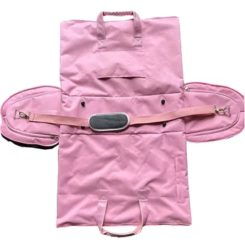 Складная сумка для одежды для женщин, розовая прочная ткань Оксфорд, удлиненная внутренняя подкладка, дорожная сумка для спортивного костюма vip