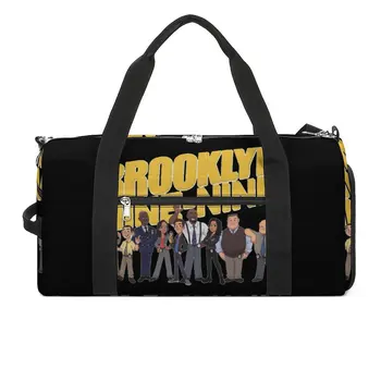 Спортивная сумка Brooklyn Nine Nine Нью-Йорк, США, багаж, Спортивные сумки, Мужской Женский дизайн, Большая сумка для фитнеса в стиле ретро, портативные сумки