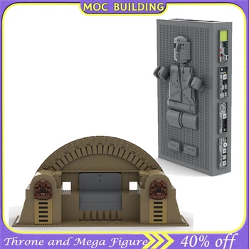 Строительные блоки серии Star Movie Megad Throne, Фигурная большая модель Megad, коллекция собранных кирпичей, Игрушки и подарки