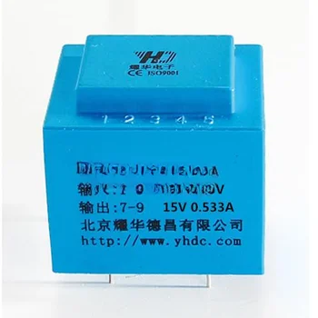 Трансформатор для розетки Wuxi SEG Yaohua PE4121D-I 8VA 380V/15V0.533A