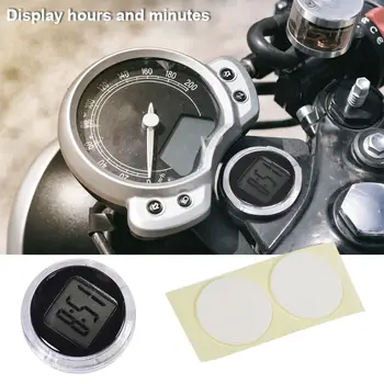 Универсальные Мини-Мотоциклетные Часы Waterproof Stick-On Motorbike Цифровые Часы С Украшением В виде Секундомера Для Автомобилей SUV