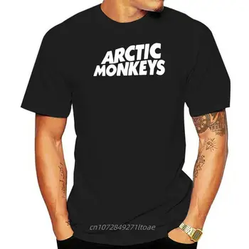 Черная футболка с Арктической обезьяной