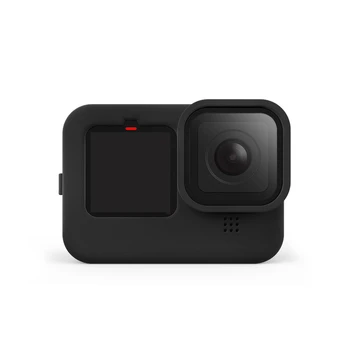 Чехол для объектива камеры, мягкий силиконовый защитный чехол с ремешком для экшн-камеры GoPro Hero 9