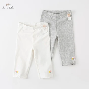 Штаны для девочки Dave Bella, детские брюки длиной до икр, летние детские штаны, детская одежда DB2234137