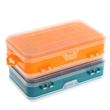 Ящик для инструментов N0HB Прозрачный двухсторонний многофункциональный инструмент для хранения пластиковых чехлов f